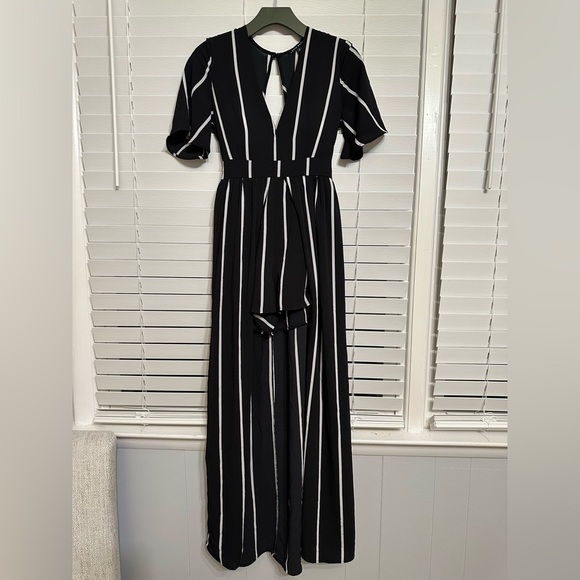 🛍️ Houte monde Black Romper with maxi skirt   size S - Picture 3 of 15